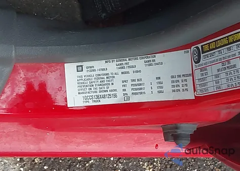 2004 Chevrolet Colorado Ls from USA, damaged, VIN 1GCCS136X48125155